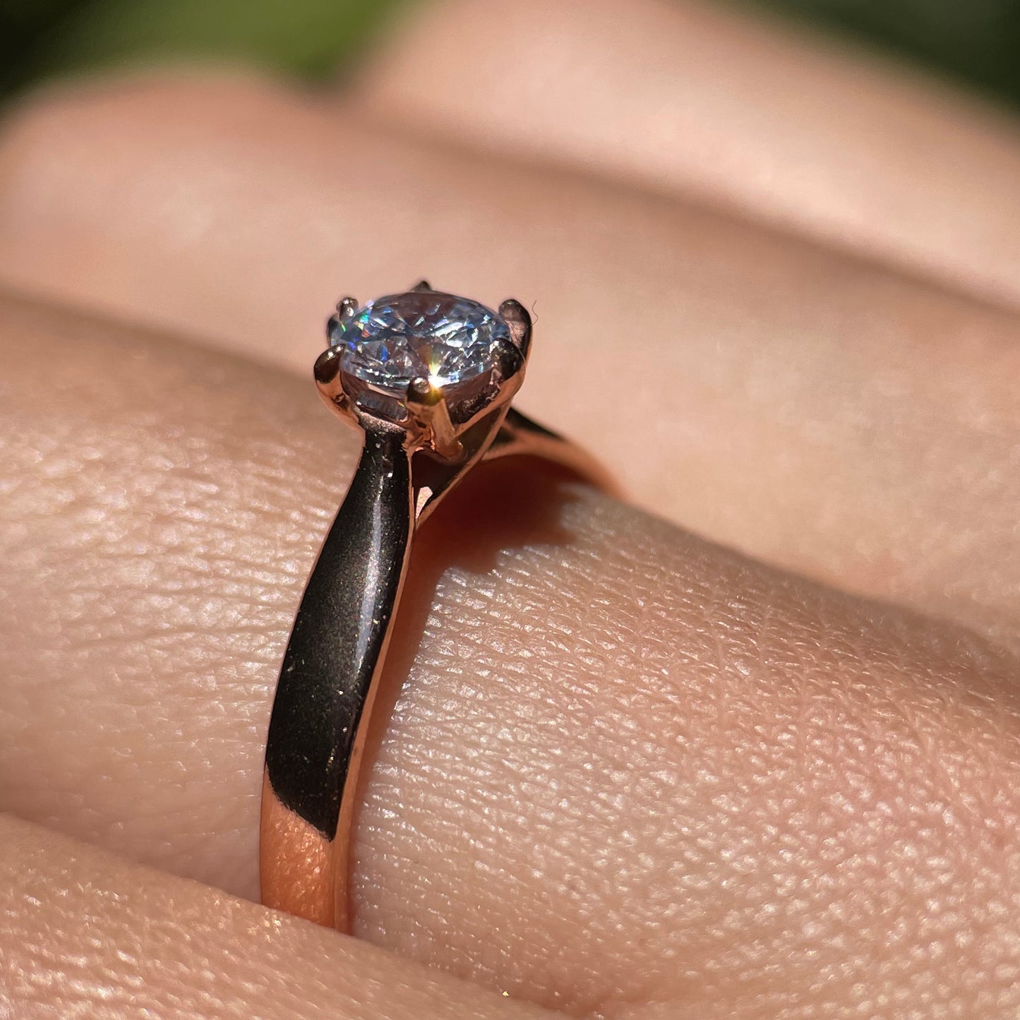 Anillo de compromiso en oro