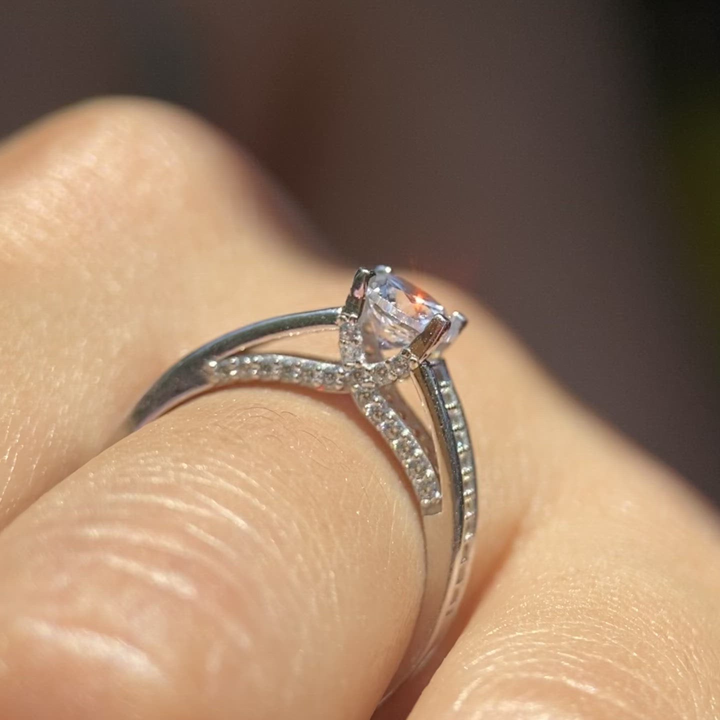 Anillo de compromiso en oro