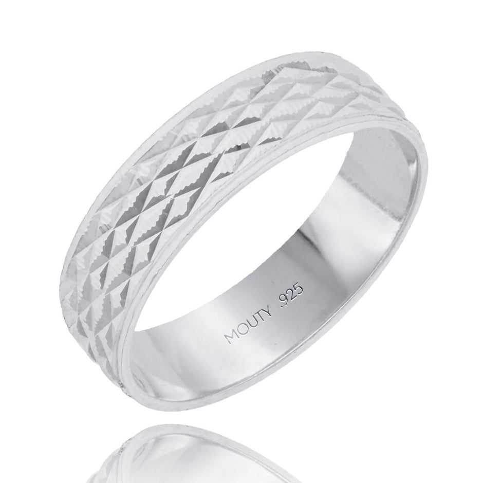 Argolla Mateo 6mm en plata
