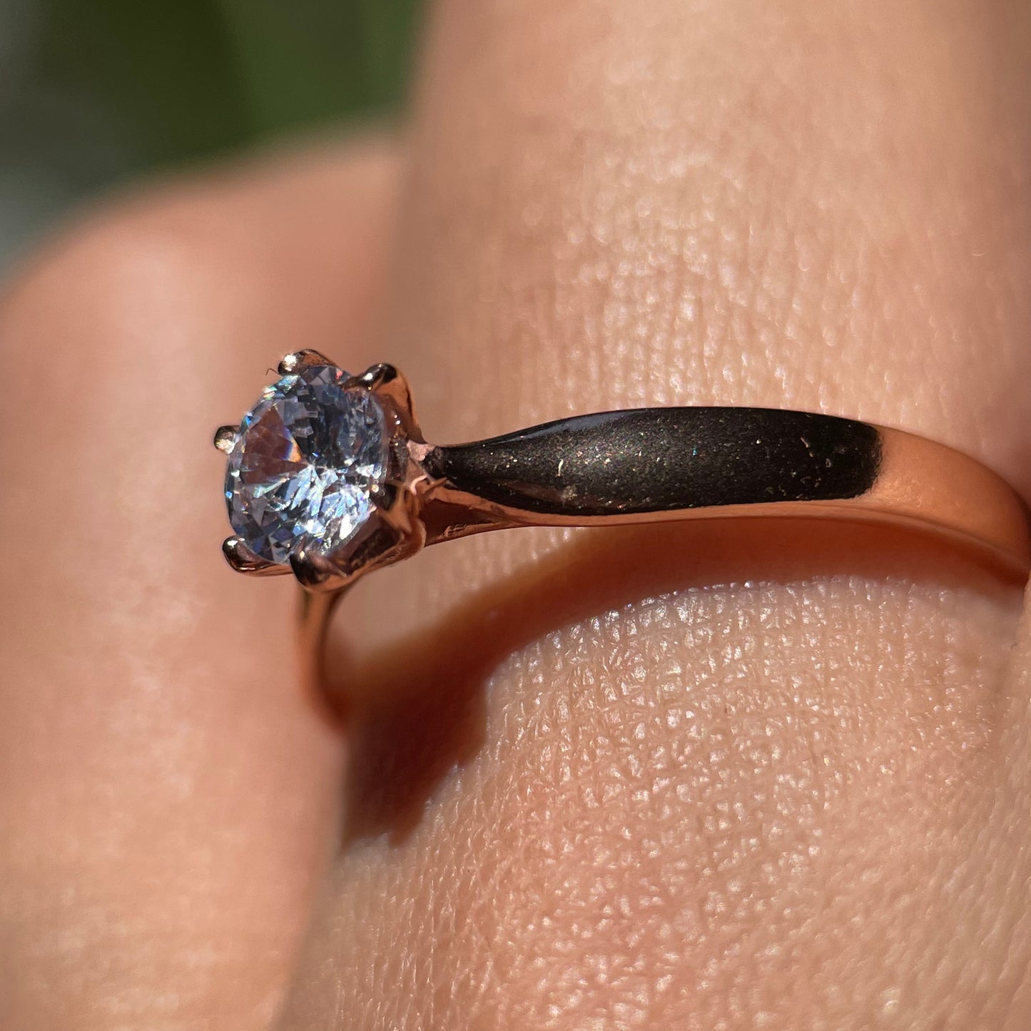 Anillo de compromiso en oro