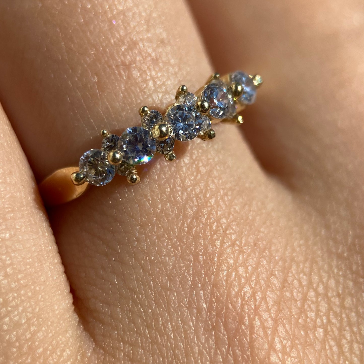 Anillo de compromiso en oro