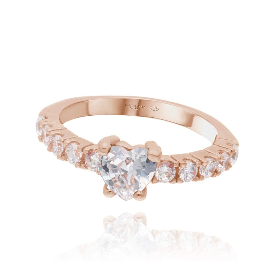 Anillos de plata con baño de oro