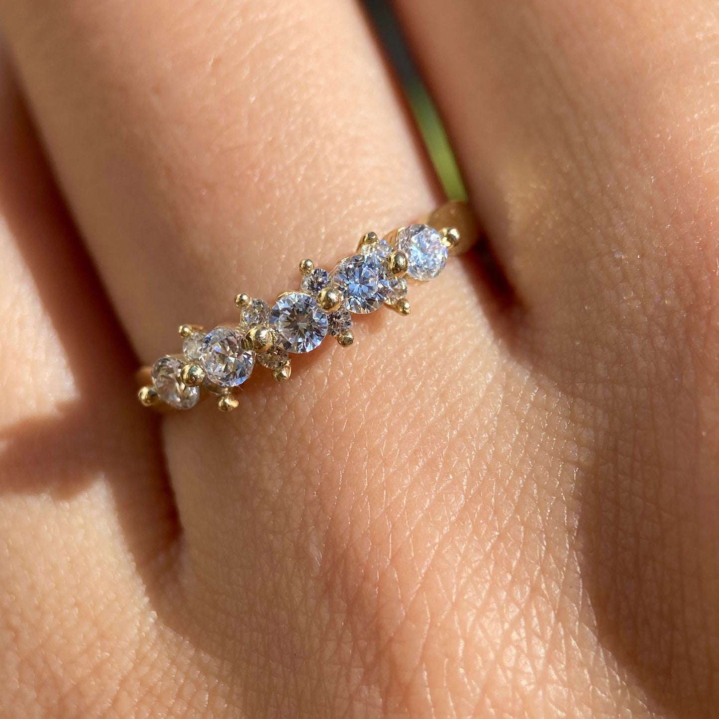 Anillo de compromiso en oro