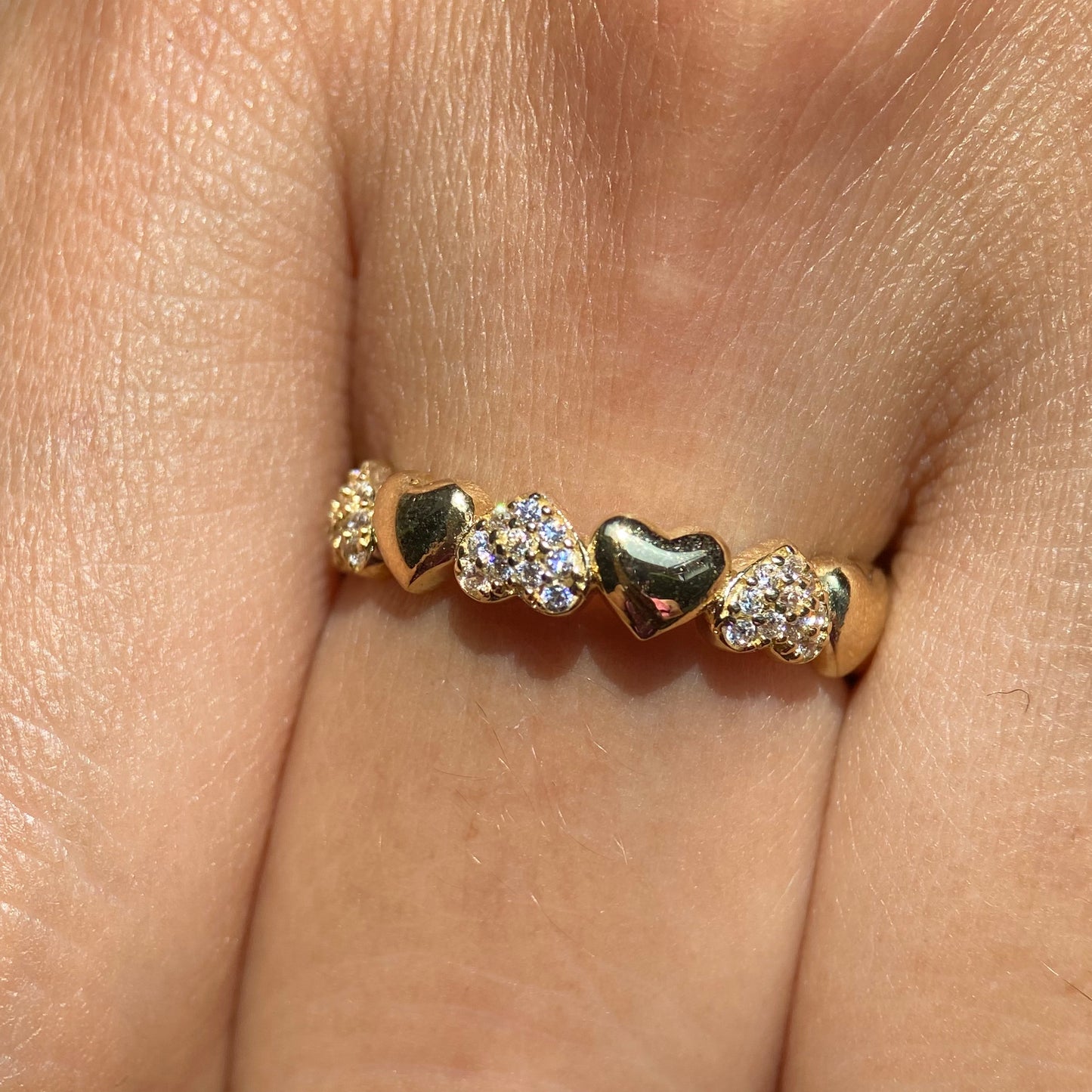 Anillo de compromiso en oro