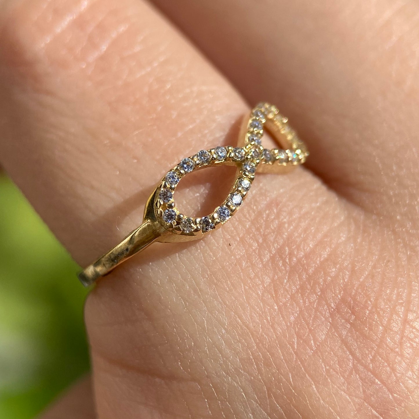 Anillo de compromiso en oro