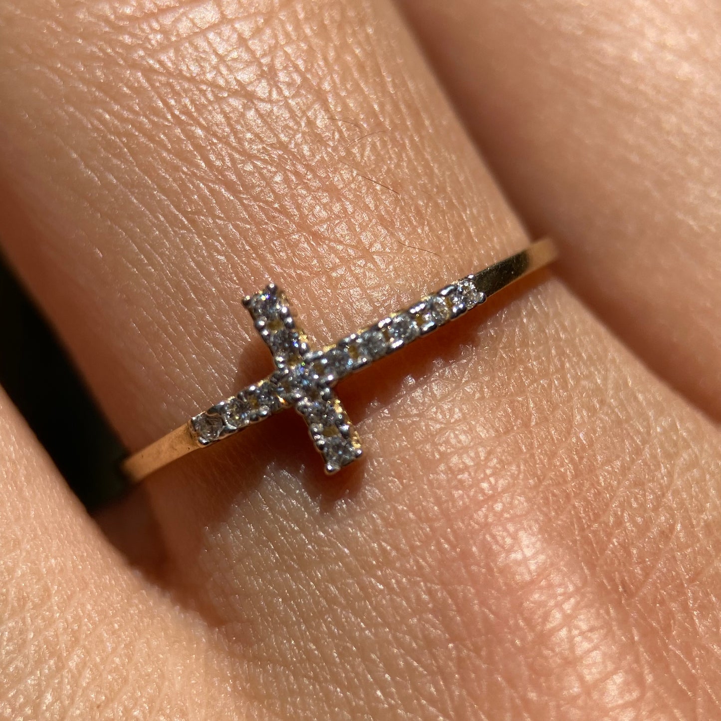 Anillo de compromiso en oro