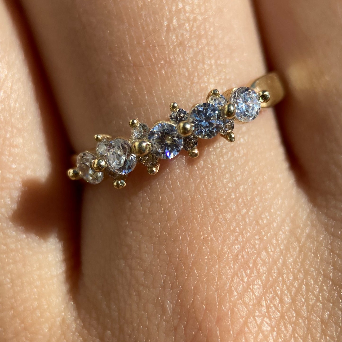 Anillo de compromiso en oro