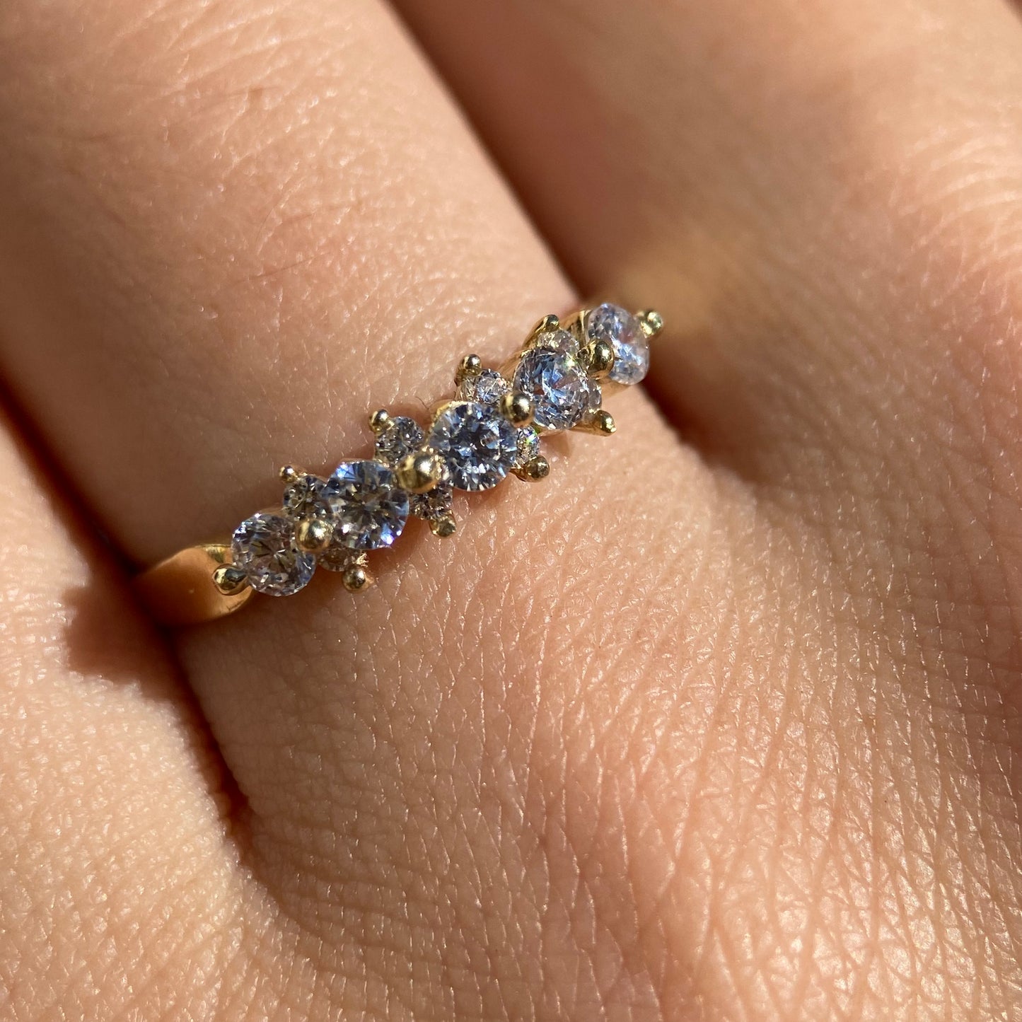Anillo de compromiso en oro
