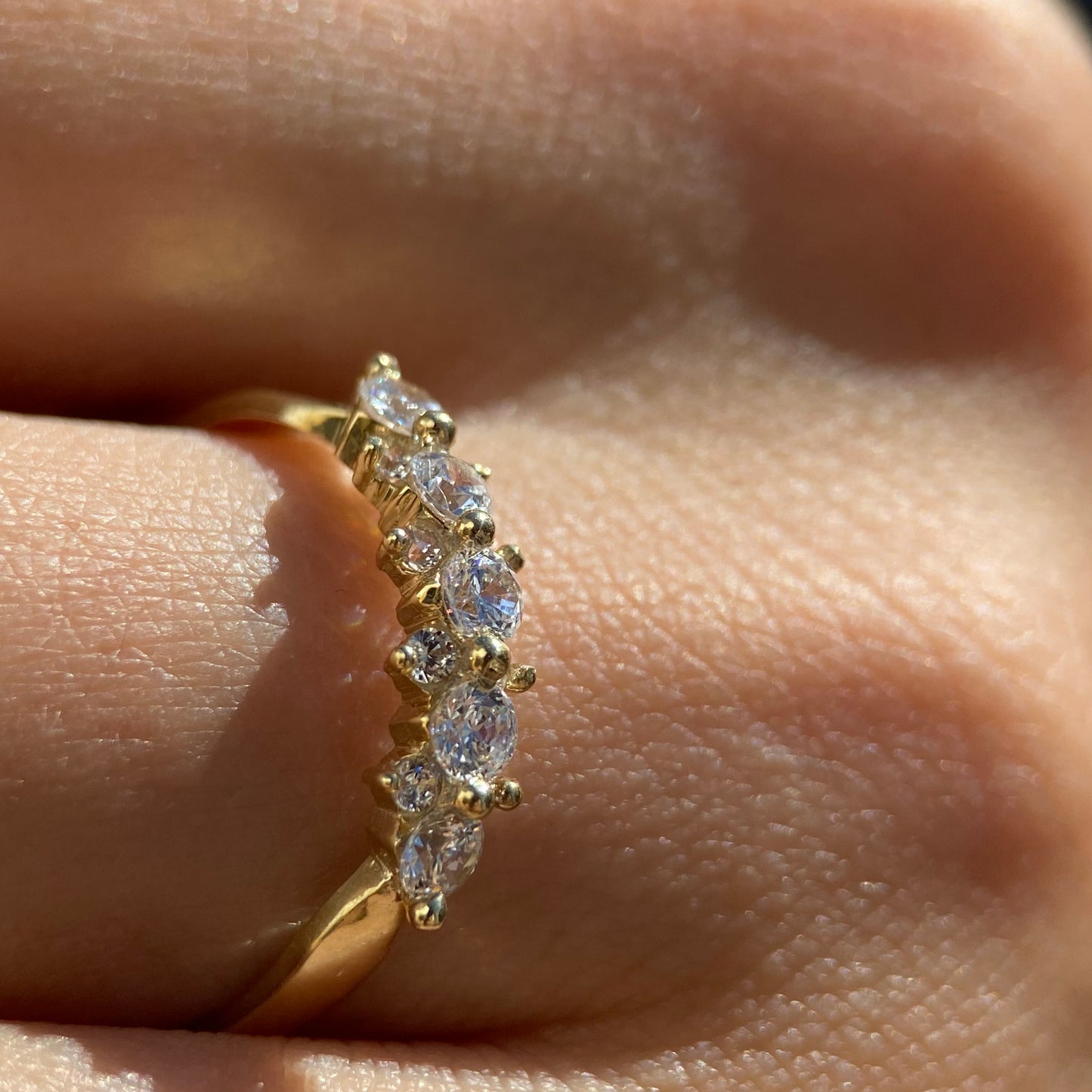 Anillo de compromiso en oro