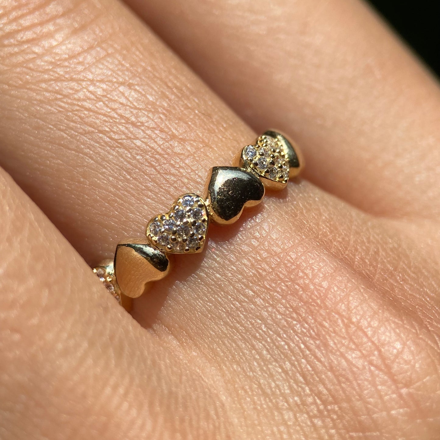 Anillo de compromiso en oro