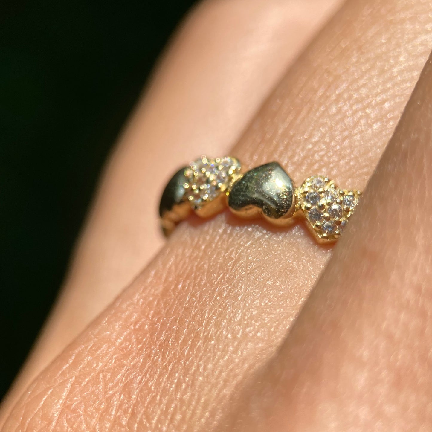 Anillo de compromiso en oro