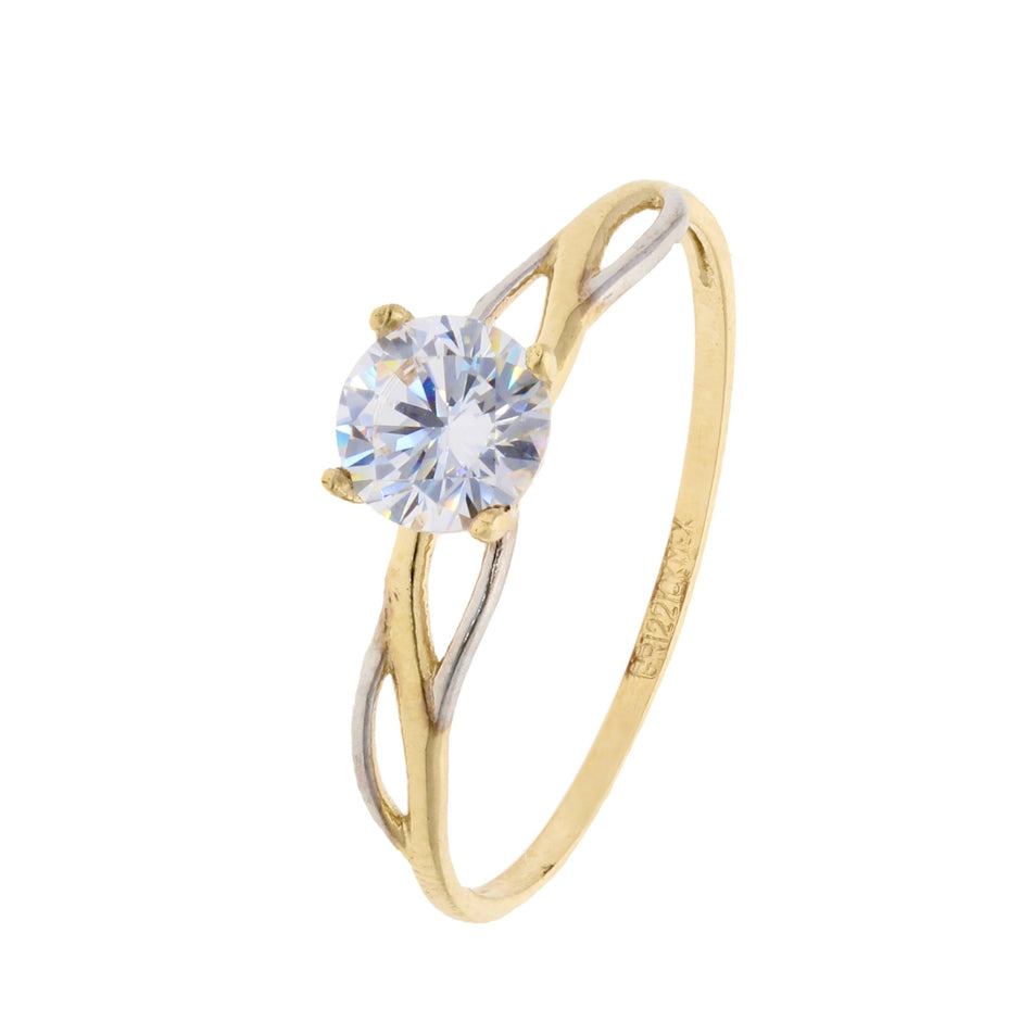 Anillo de compromiso en oro