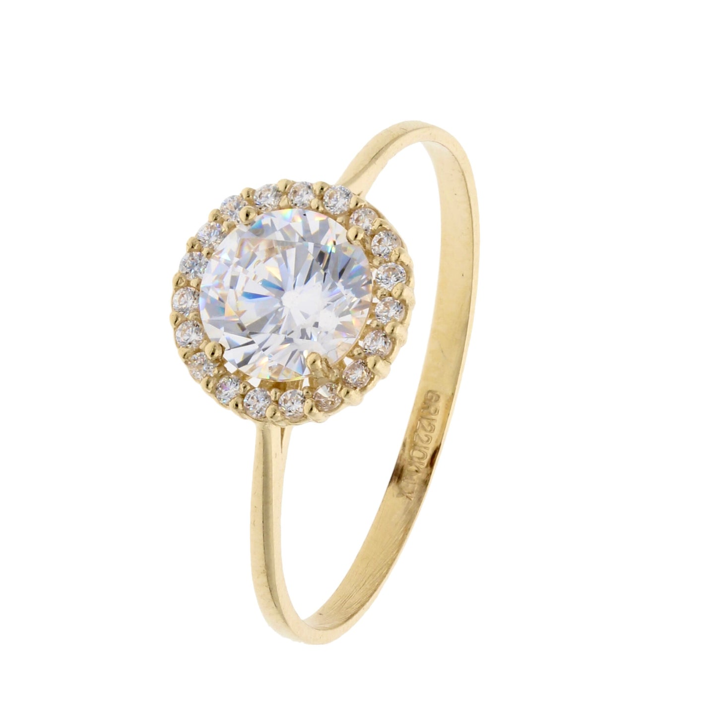 Anillo de compromiso en oro