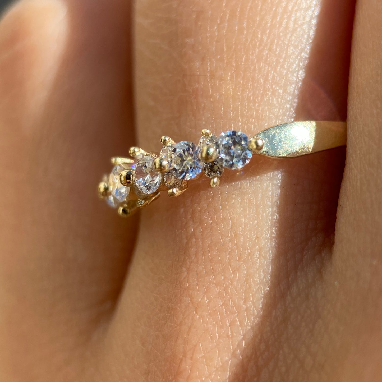 Anillo de compromiso en oro