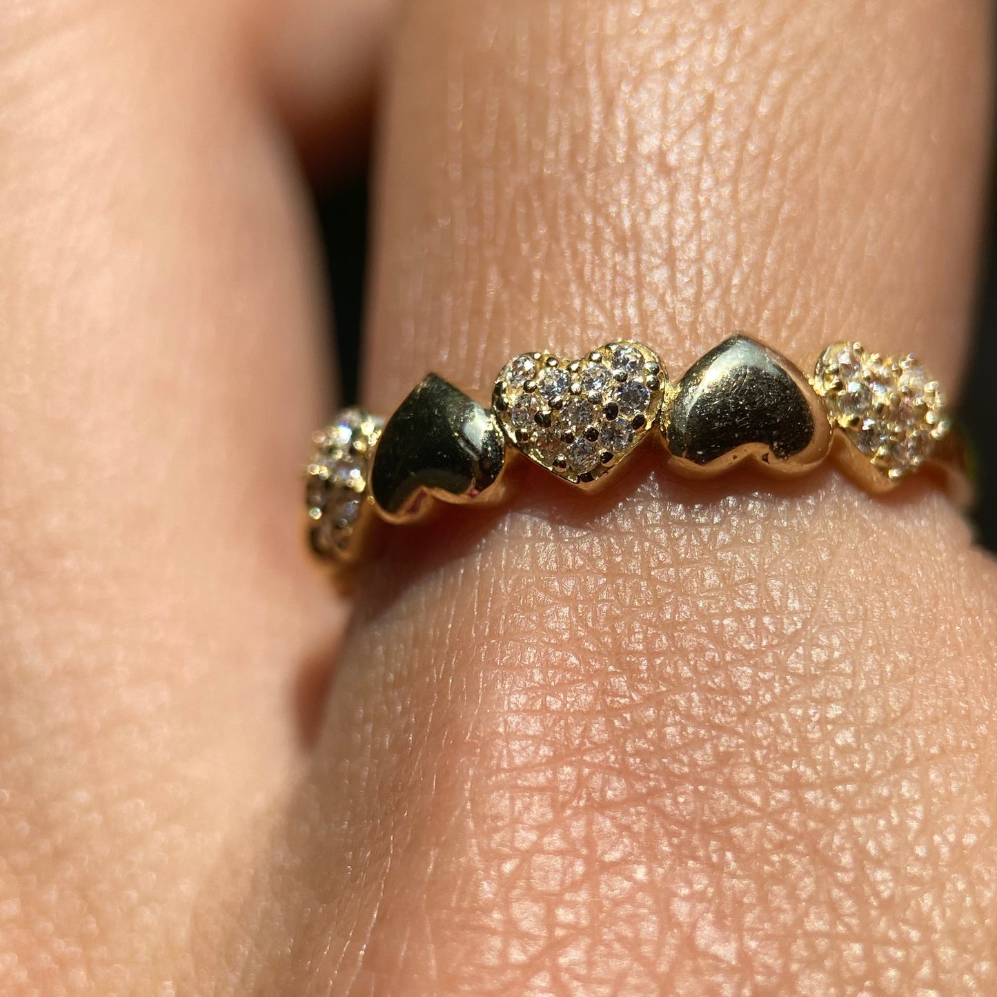 Anillo de compromiso en oro