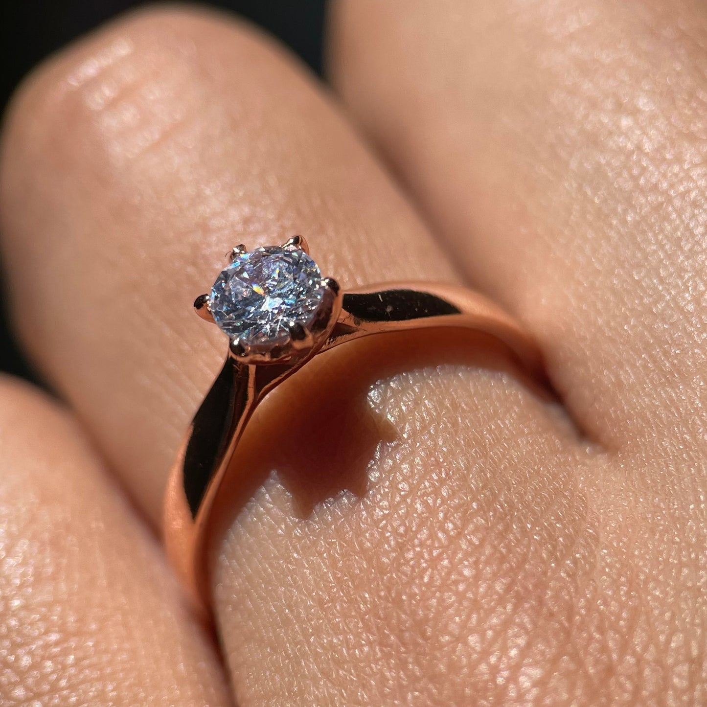 Anillo de compromiso en oro