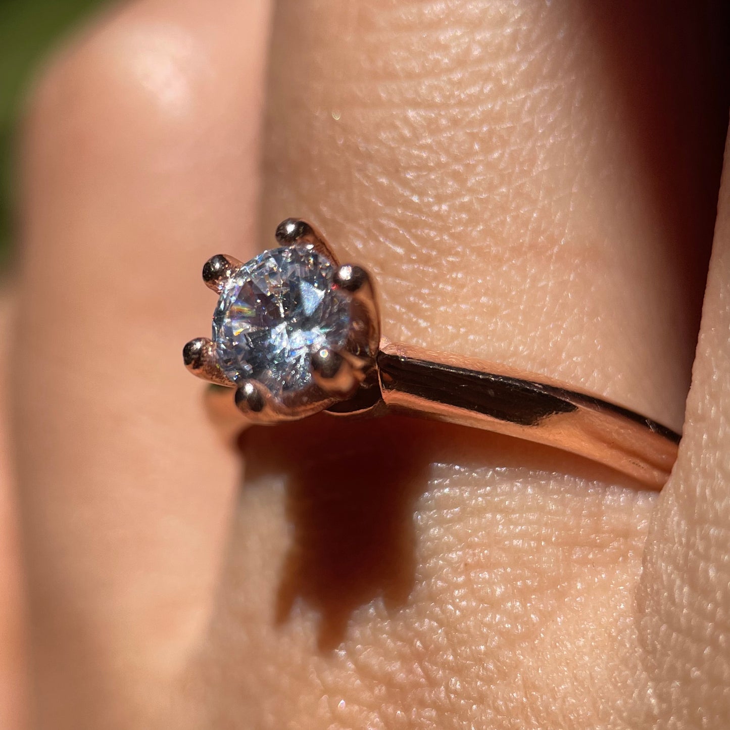 Anillo de compromiso en oro