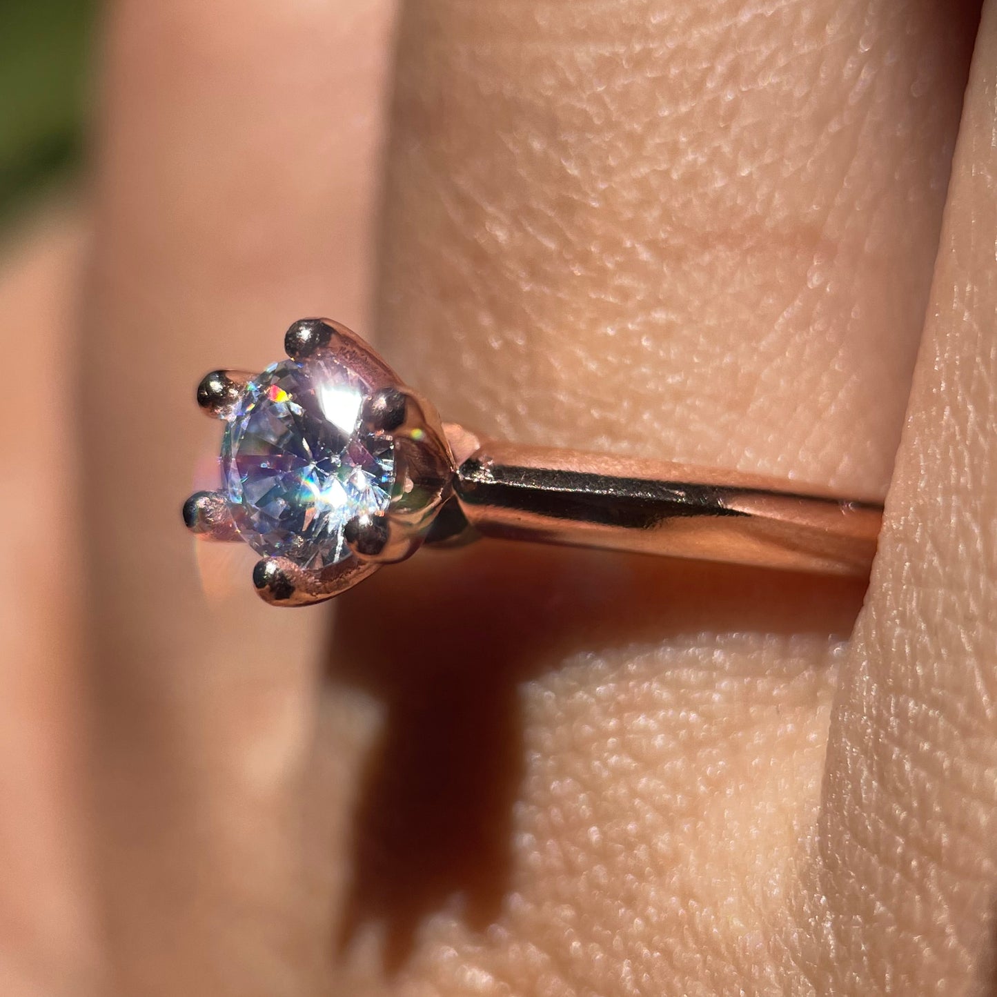 Anillo de compromiso en oro