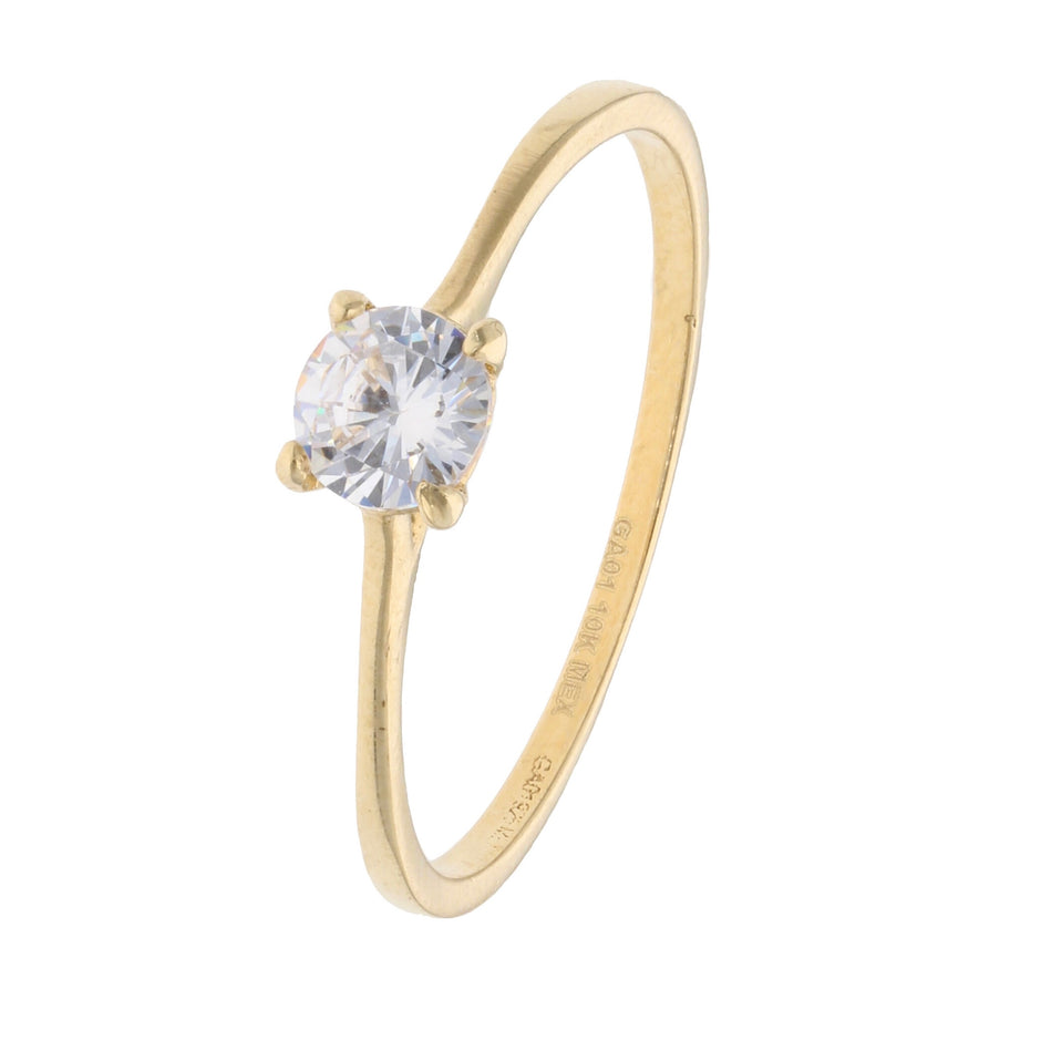 Anillo de compromiso en oro