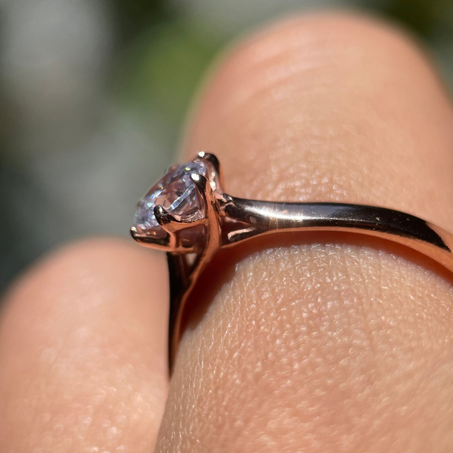 Anillo de compromiso en oro