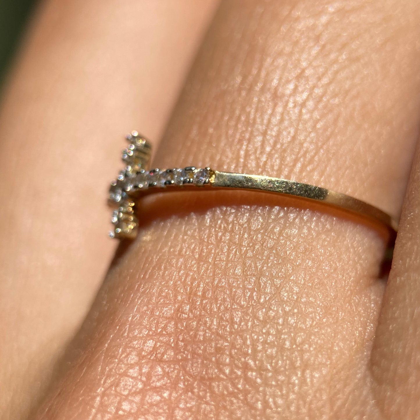 Anillo de compromiso en oro