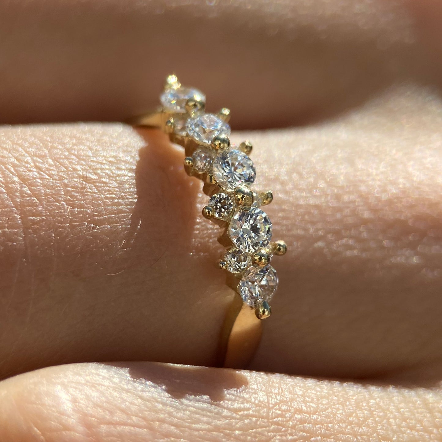 Anillo de compromiso en oro