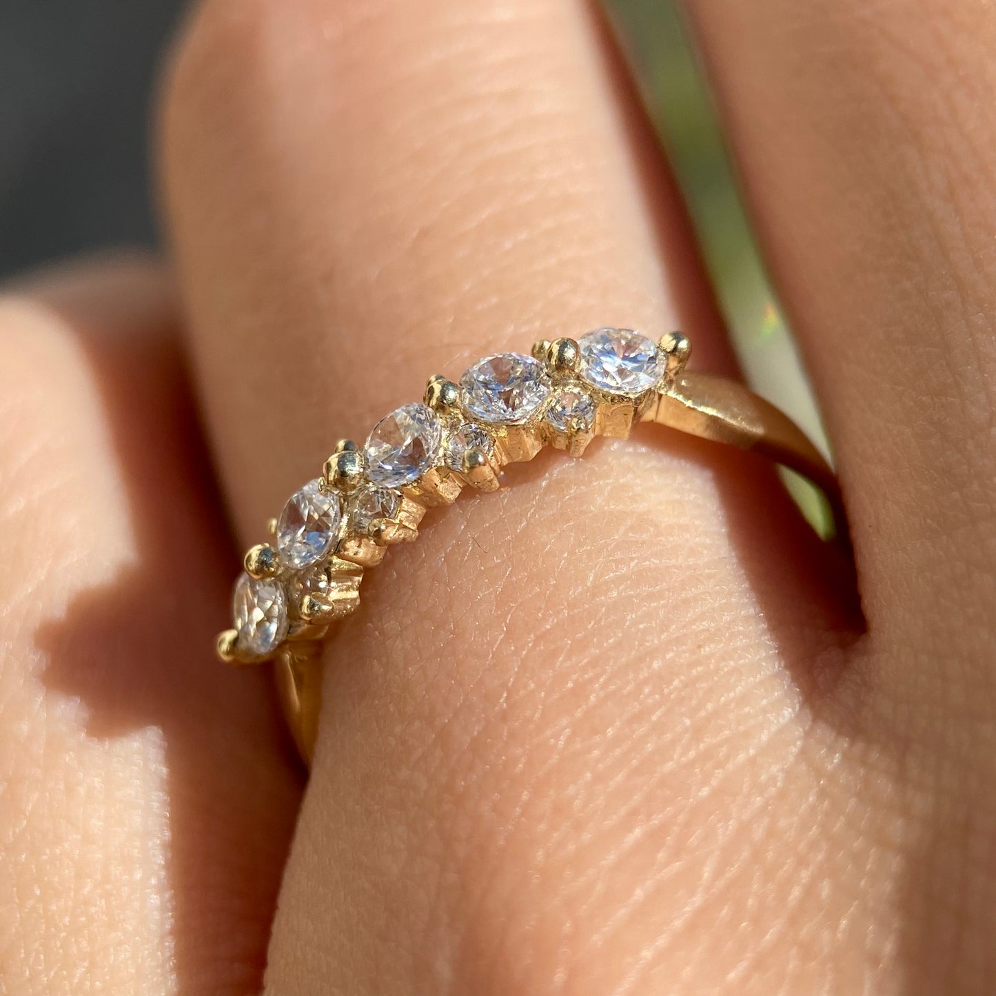 Anillo de compromiso en oro
