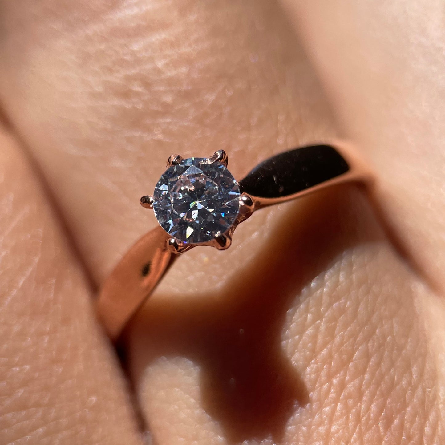 Anillo de compromiso en oro