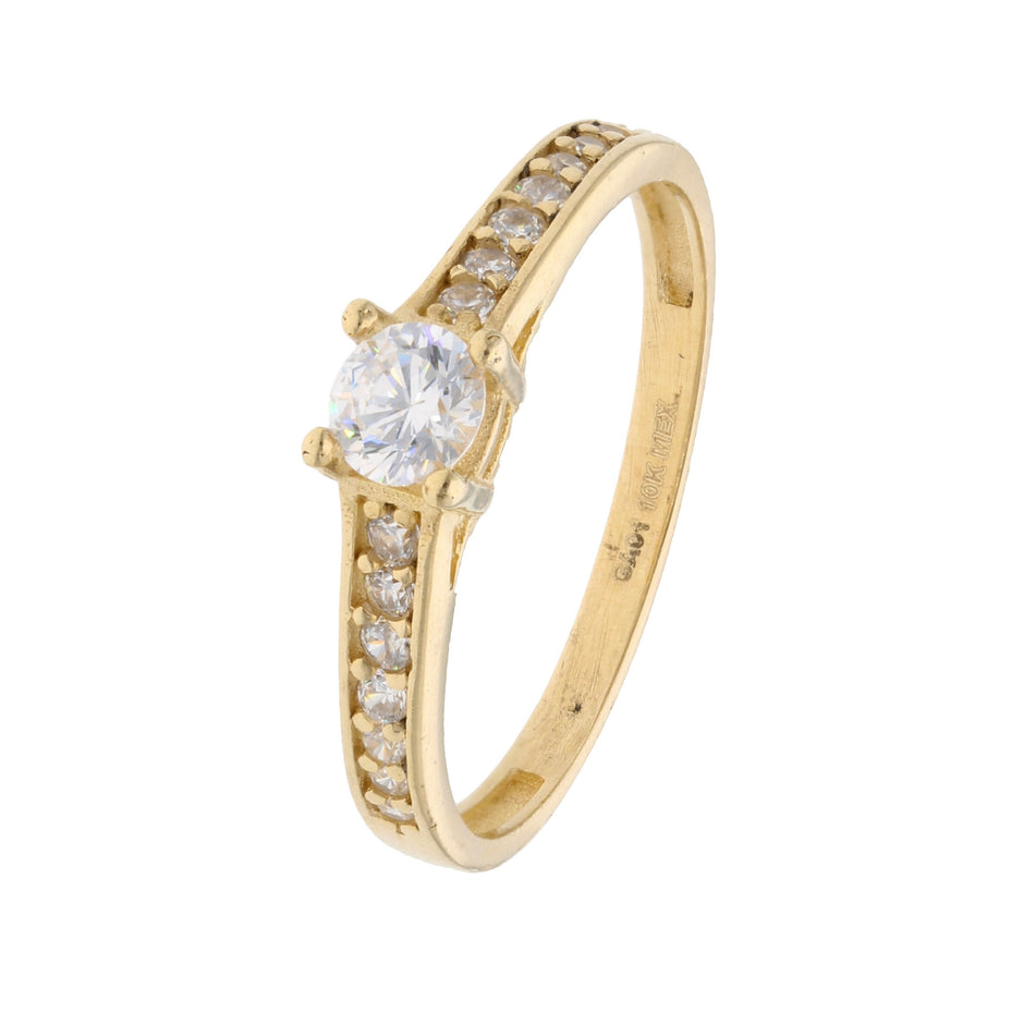 Anillo de compromiso en oro