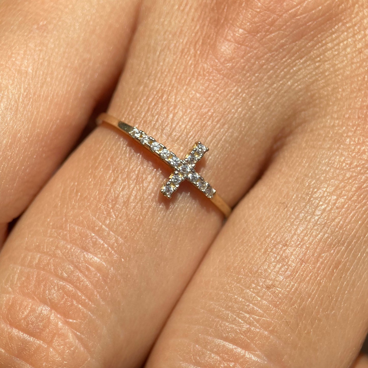 Anillo de compromiso en oro