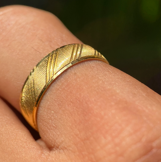 Dúo de Argollas Milan en Oro amarillo de 10k (6mm)