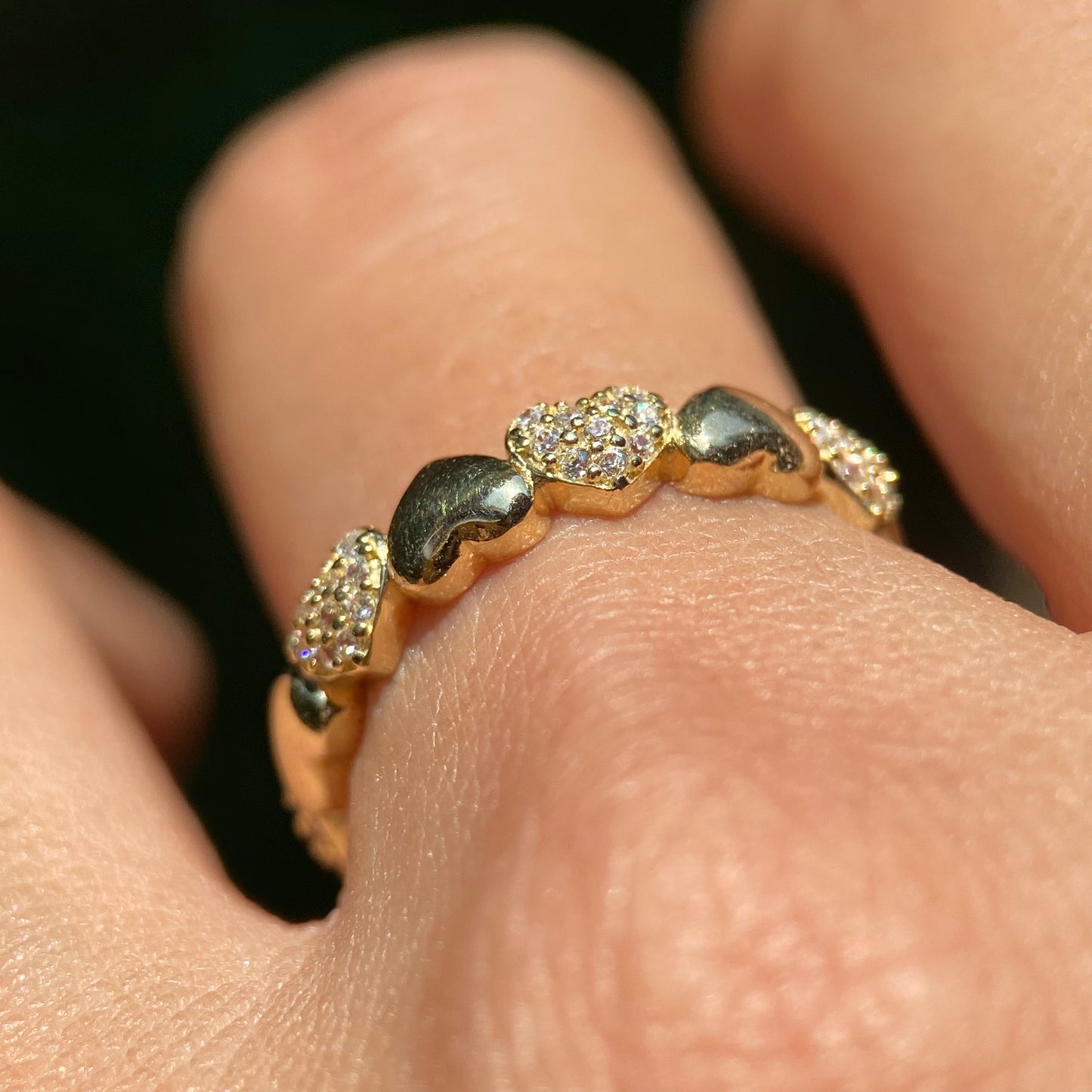 Anillo de compromiso en oro
