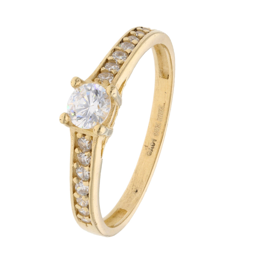 Anillo de compromiso en oro
