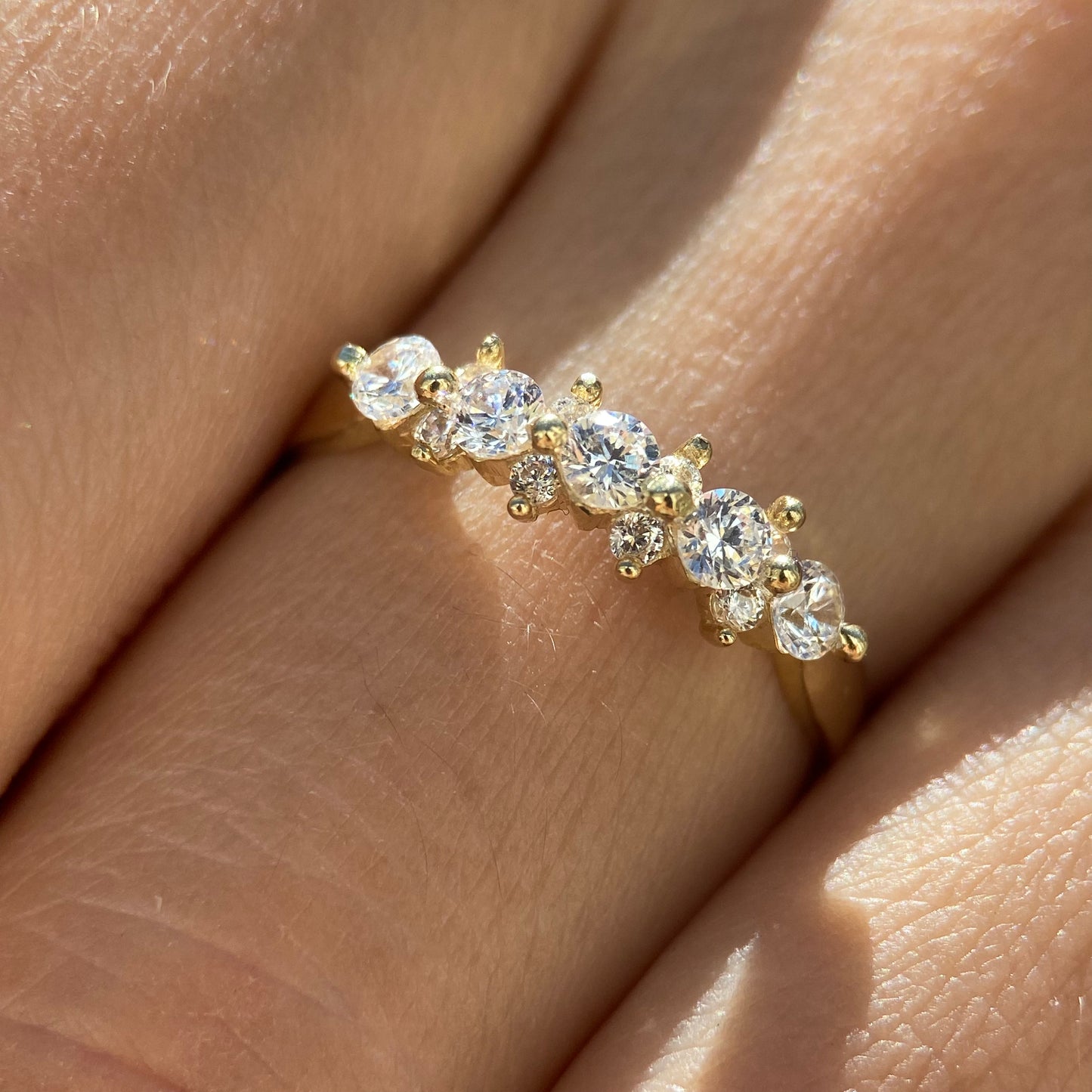 Anillo de compromiso en oro