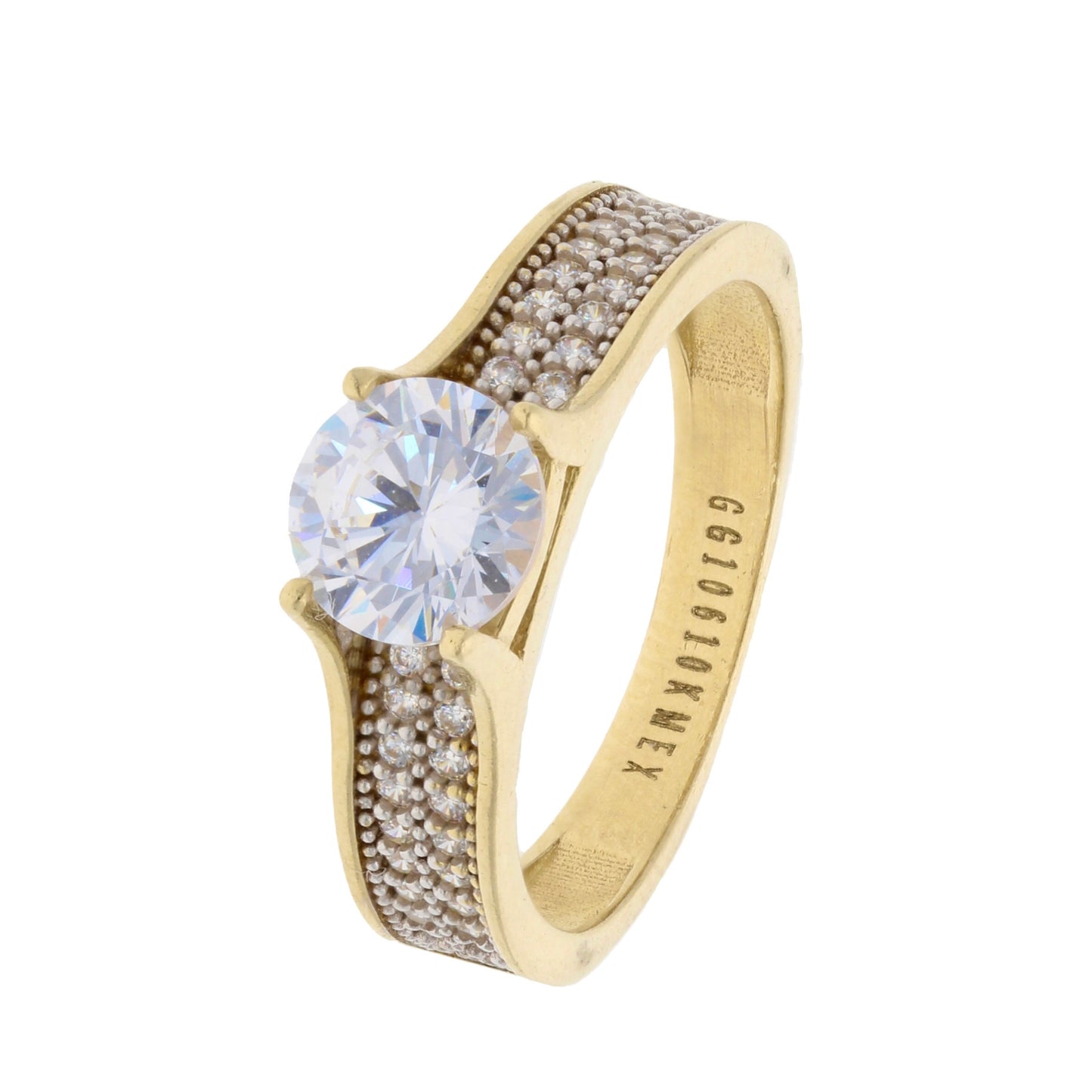 Anillo de compromiso en oro