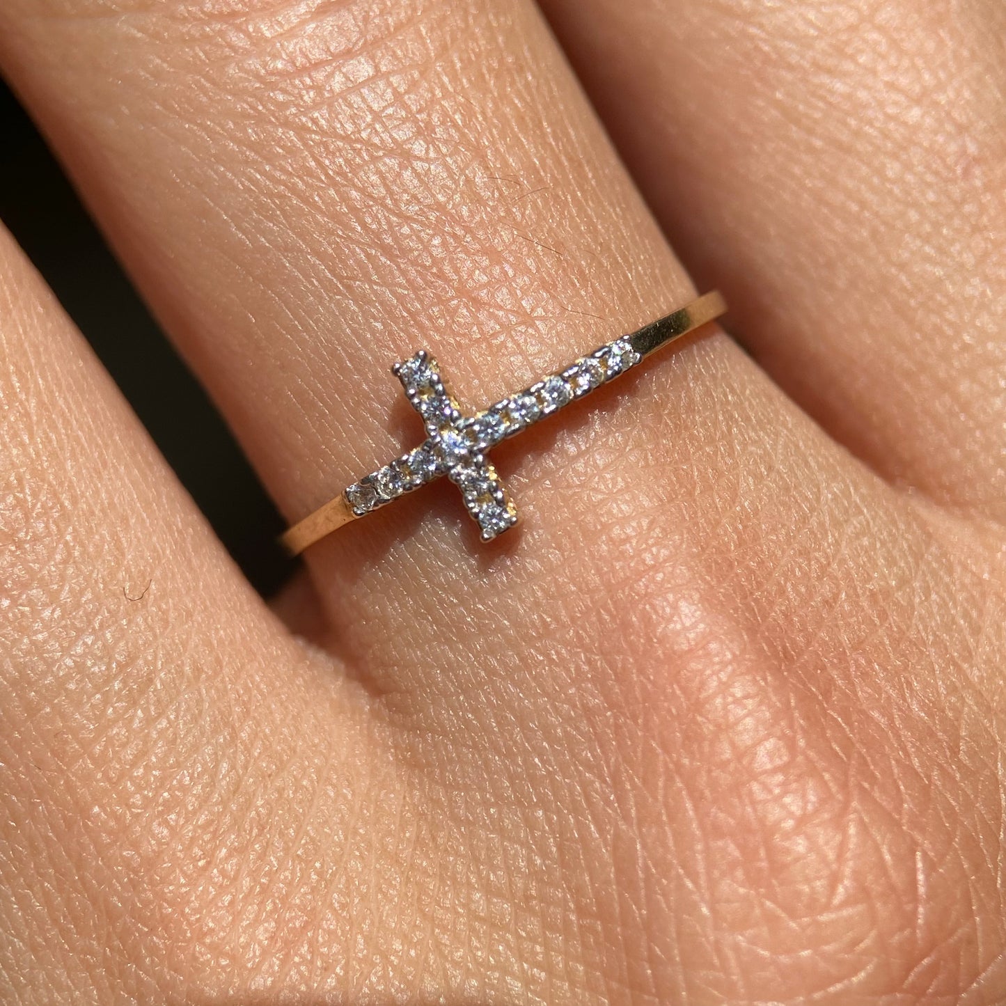 Anillo de compromiso en oro