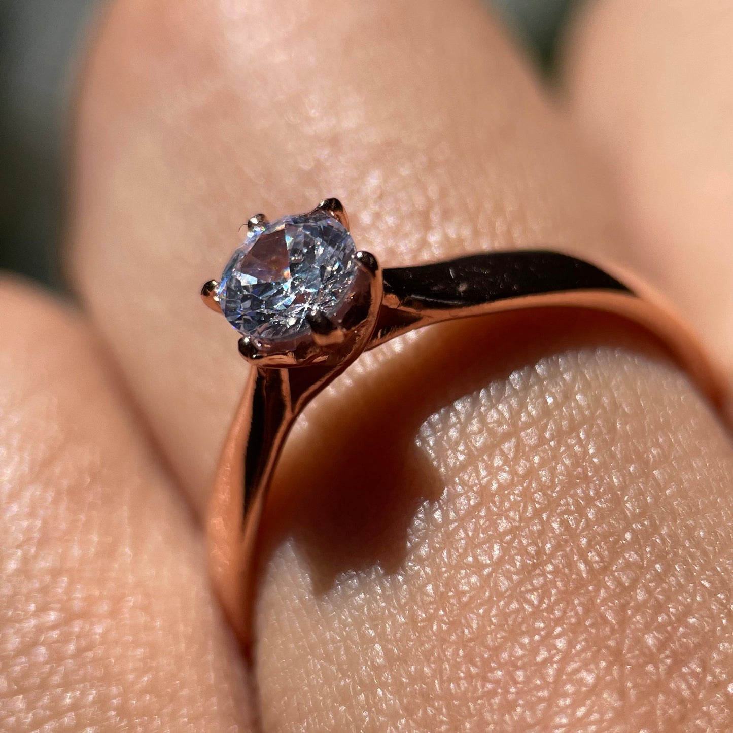 Anillo de compromiso en oro