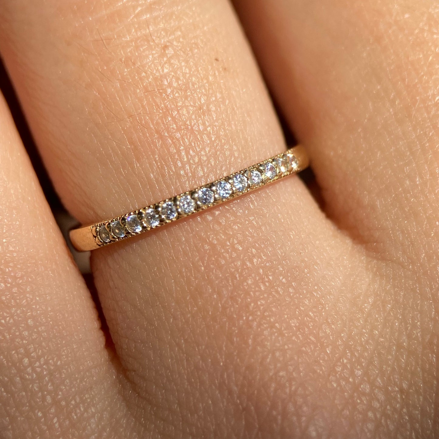 Anillo de compromiso en oro