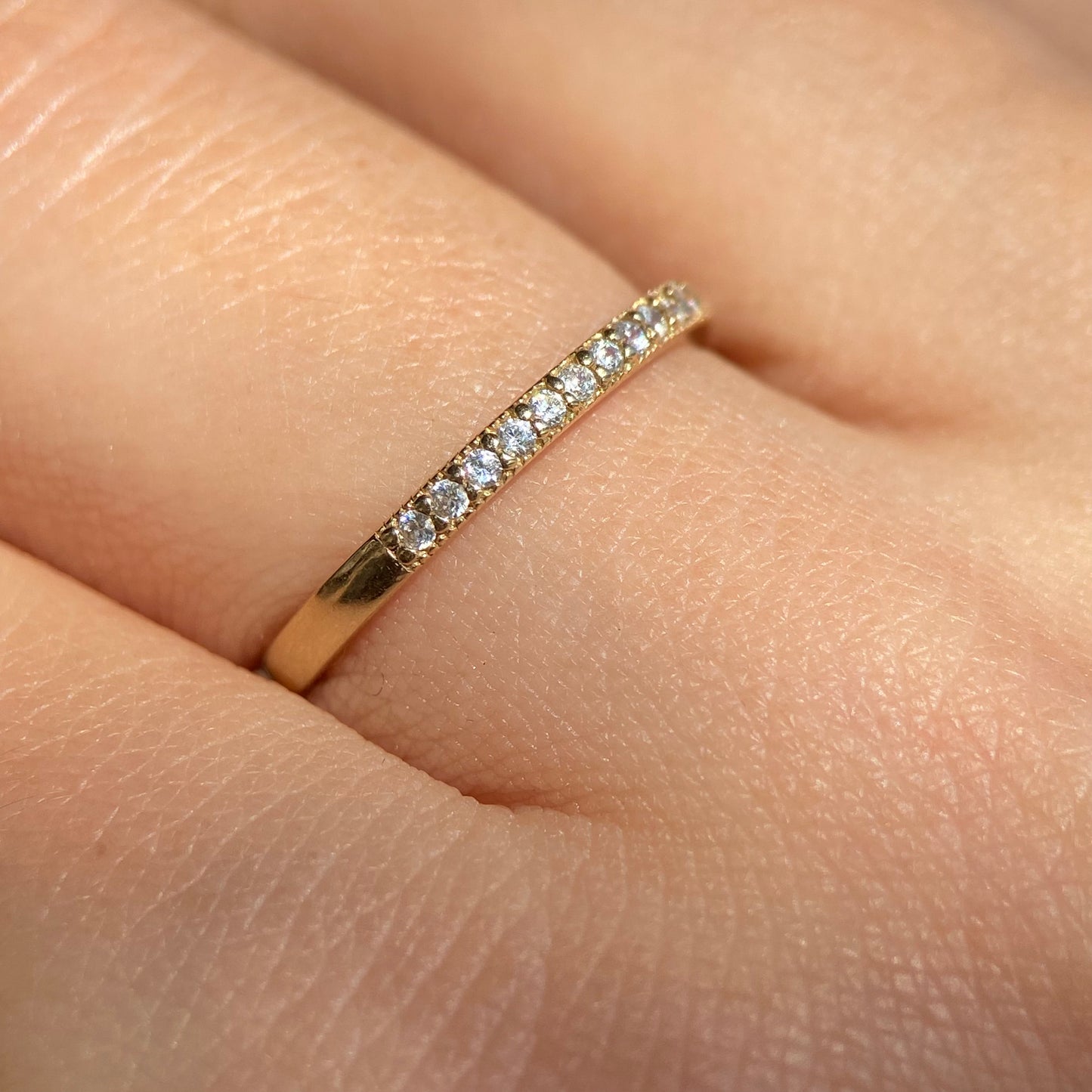 Anillo de compromiso en oro