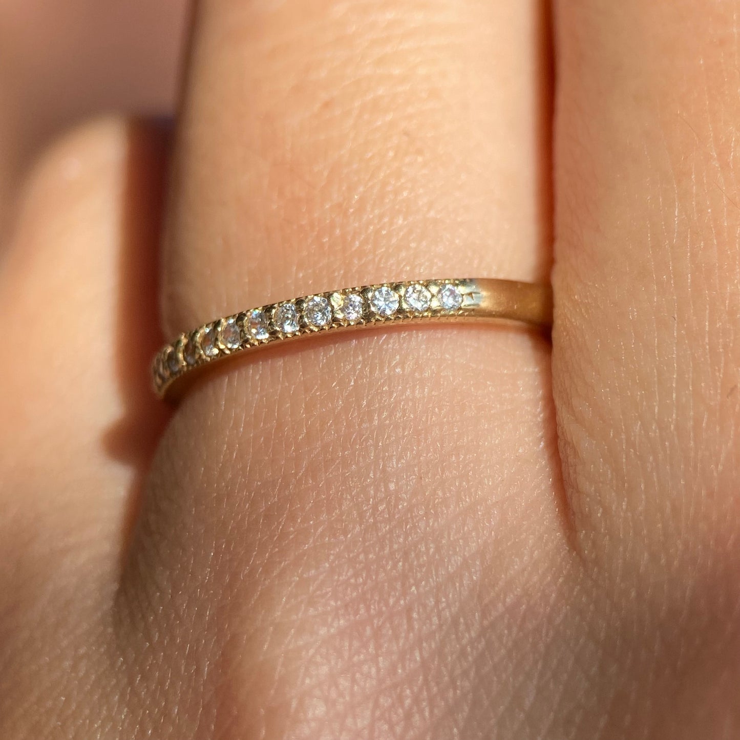 Anillo de compromiso en oro