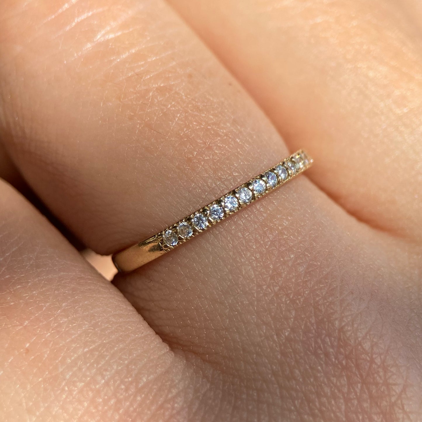Anillo de compromiso en oro