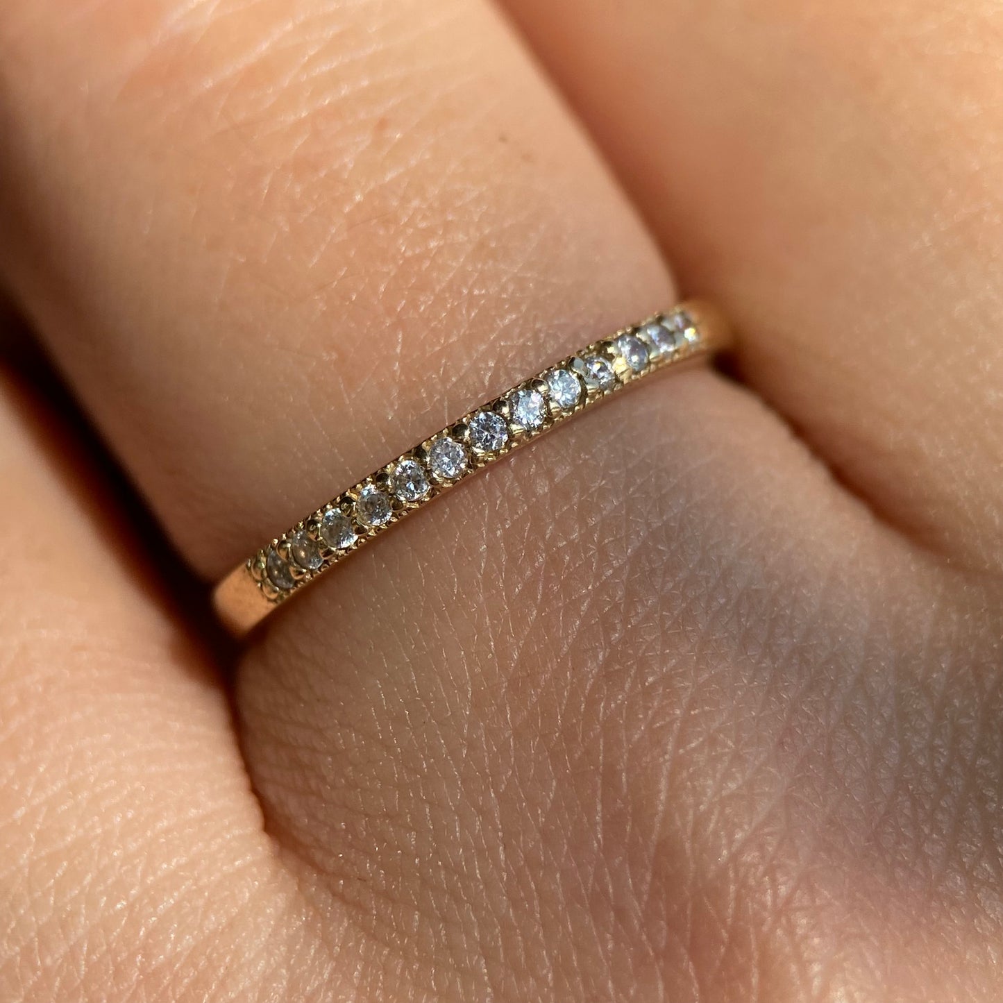 Anillo de compromiso en oro