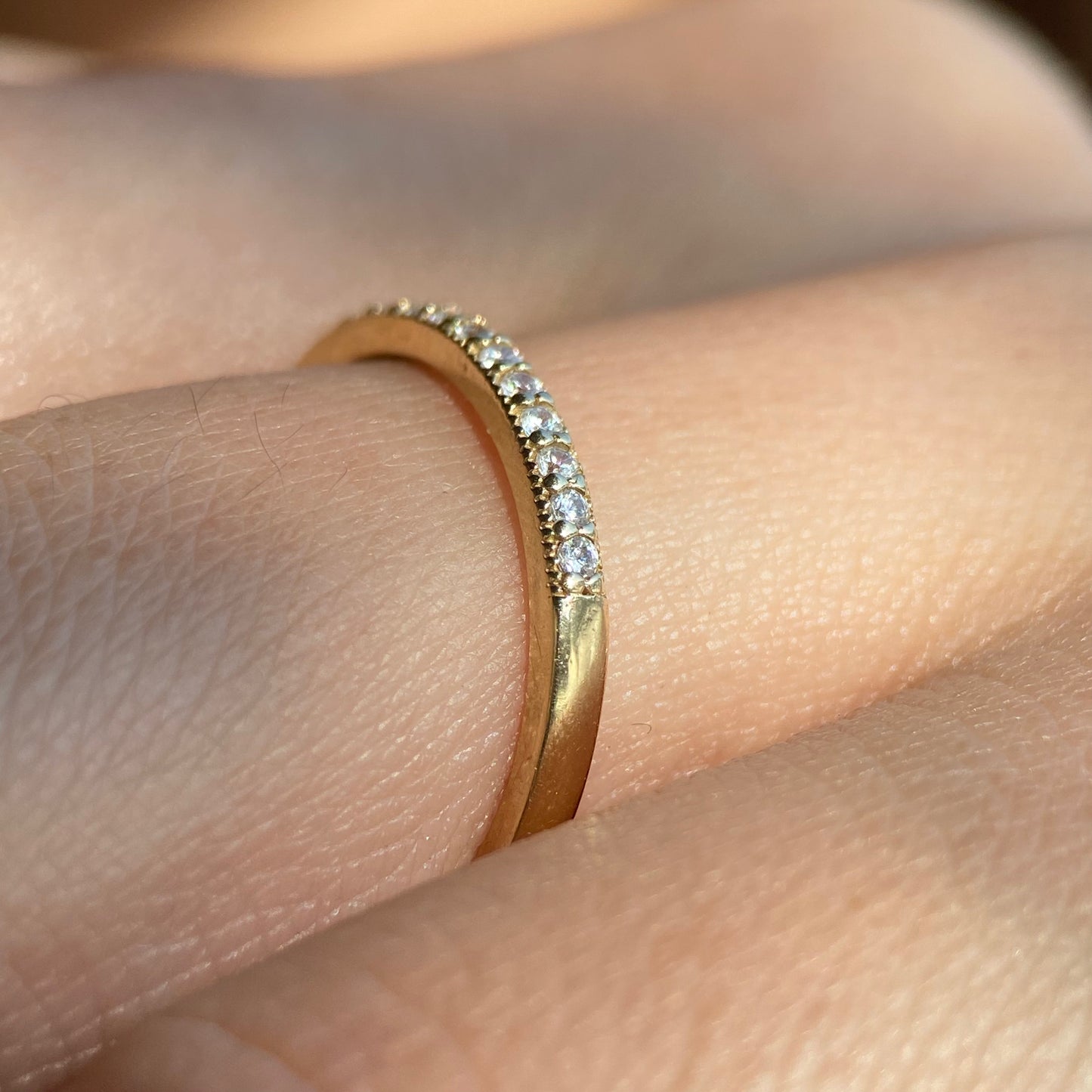 Anillo de compromiso en oro