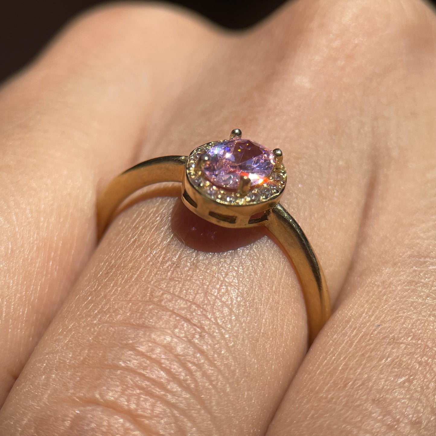 Ring in 10k yellow gold with Zirconia Cod: MAN183