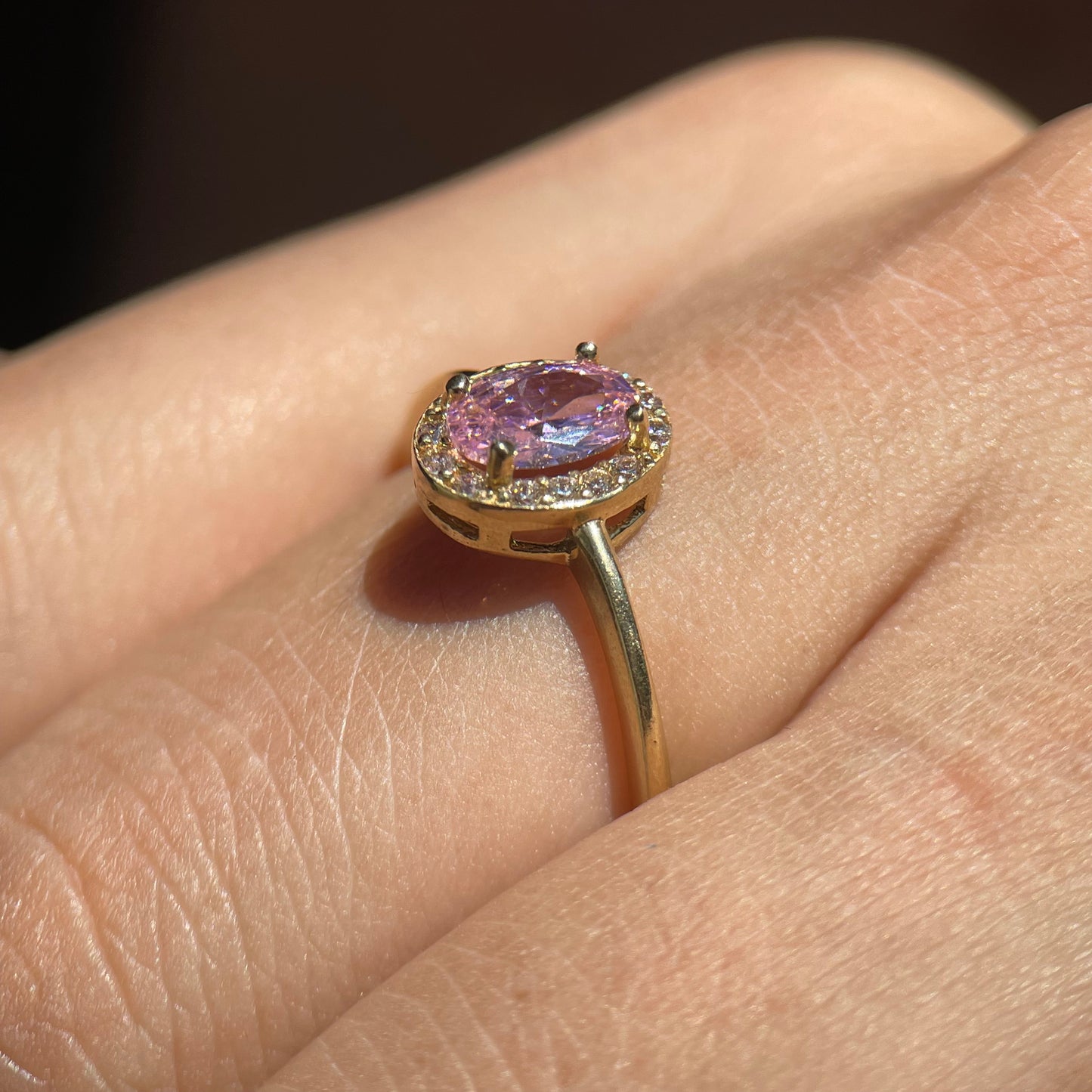 Ring in 10k yellow gold with Zirconia Cod: MAN183