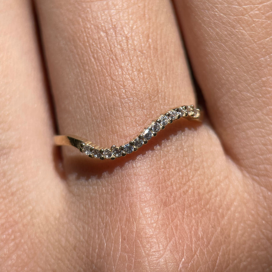 Anillo de compromiso en oro