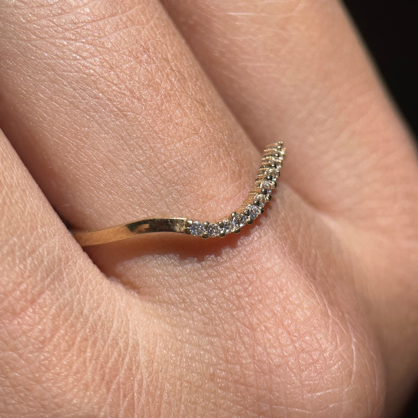 Anillo de compromiso en oro