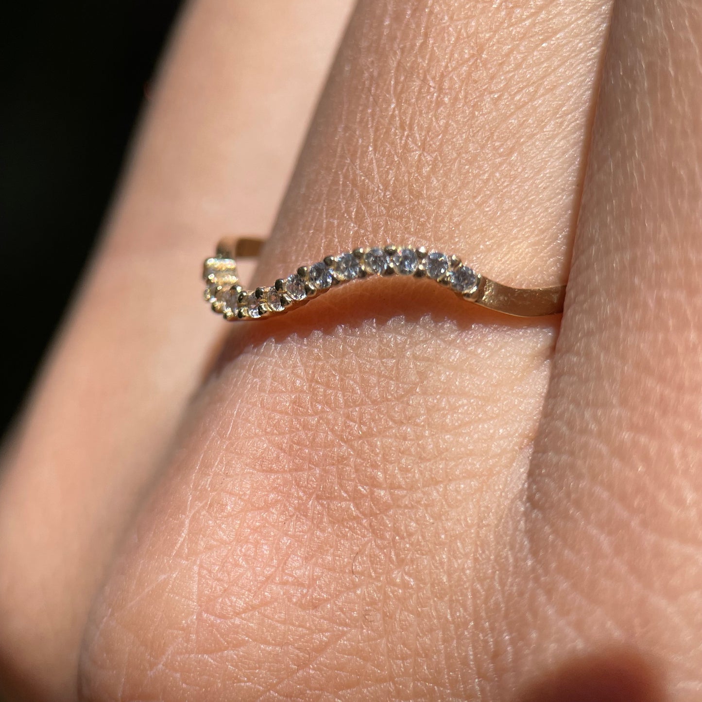 Anillo de compromiso en oro