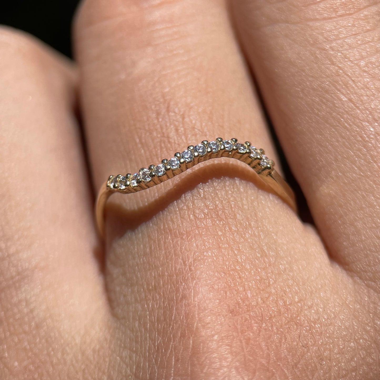 Anillo de compromiso en oro