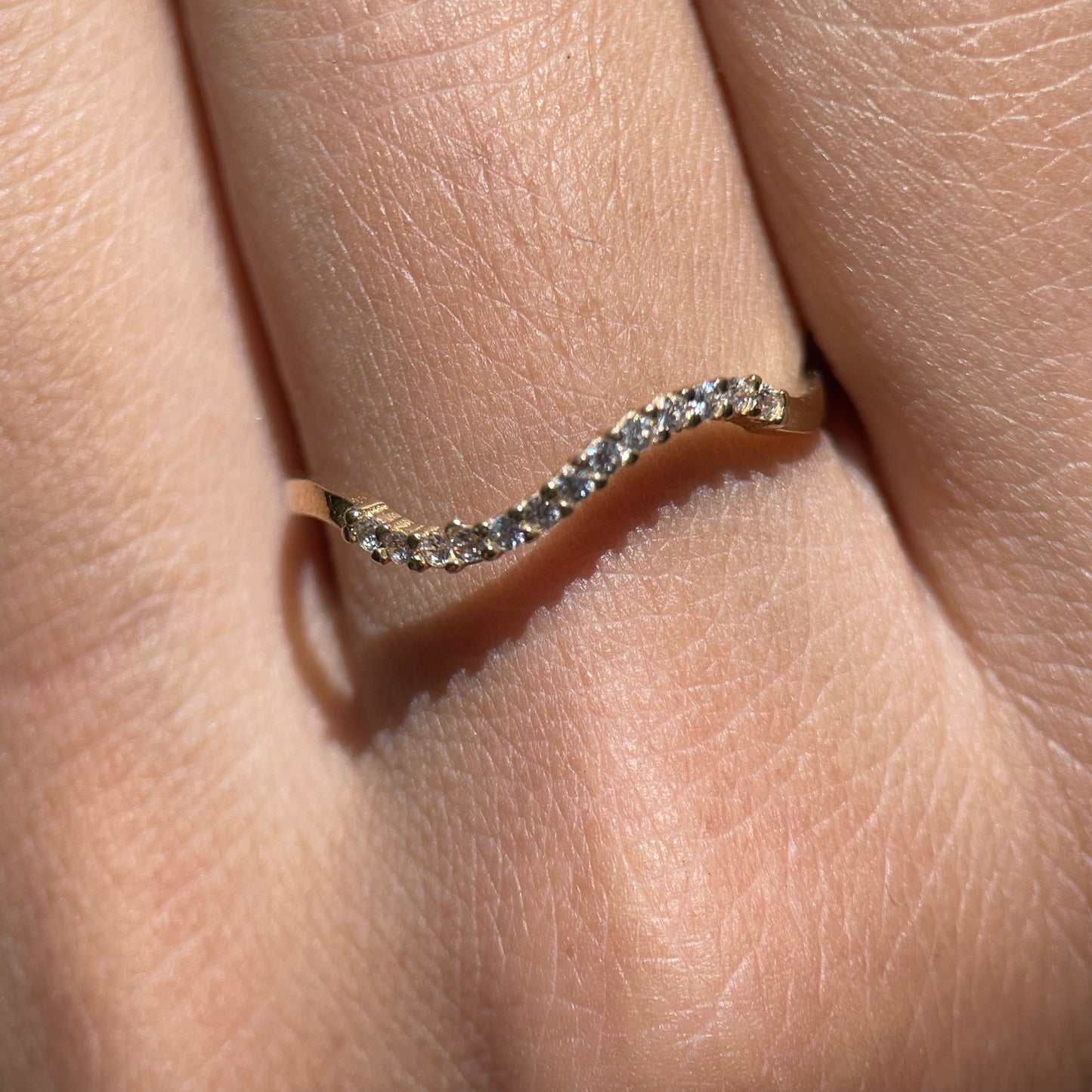 Anillo de compromiso en oro